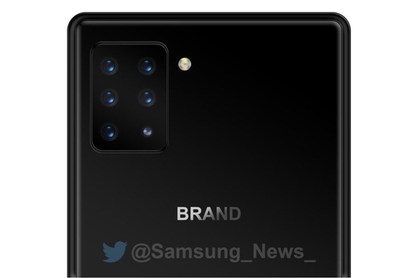 索尼全新后置六攝像頭手機 渲染效果圖